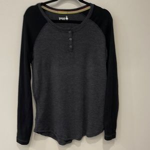 Betabrand Smart Wool Merino 250 Travel Henley (circa 2018) in XL